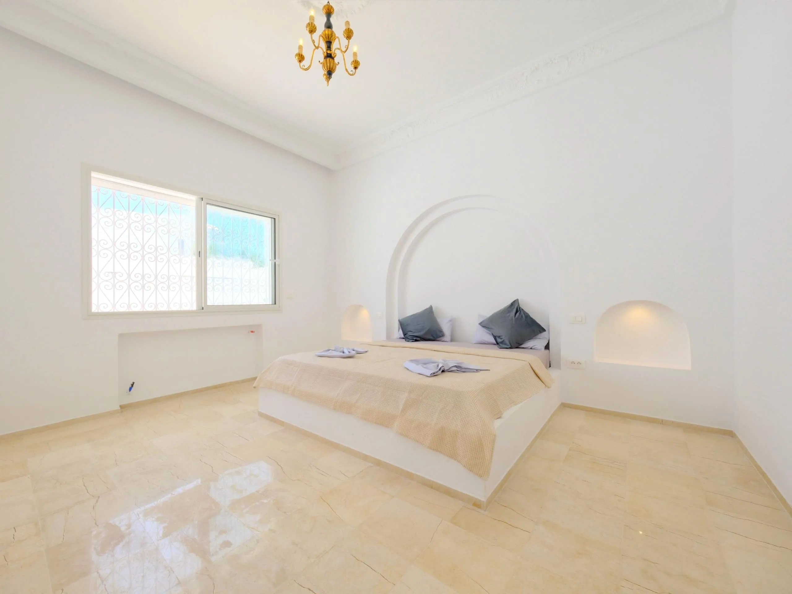 A suite with private bathroom
